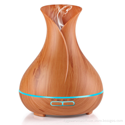400ml Wood Grain Ultrasonic Aromatherapy Diffuser